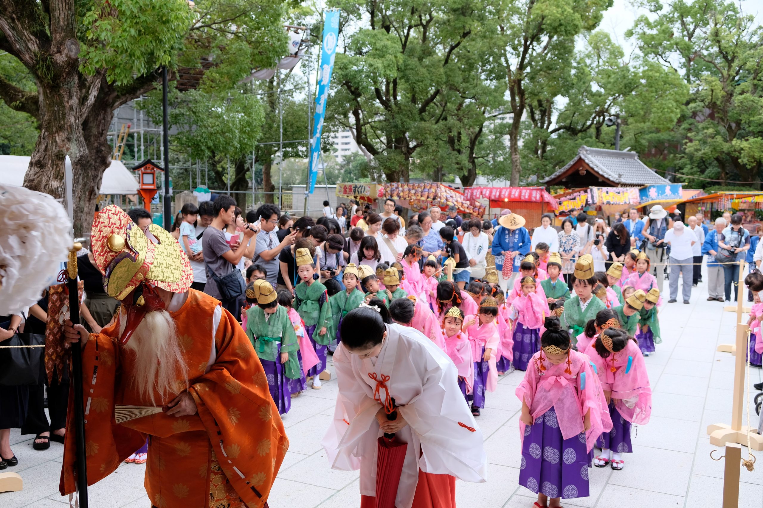 方違神社 秋祭（宵宮祭）～ 幼子の健やかな成長を願う稚児社参