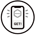 スタンプGET画面