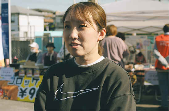 就労継続支援B型事業所・Work＆Oasis花筏 職員　高坪さん