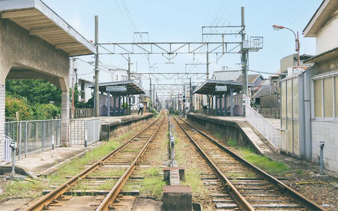 西天下茶屋駅の駅構内