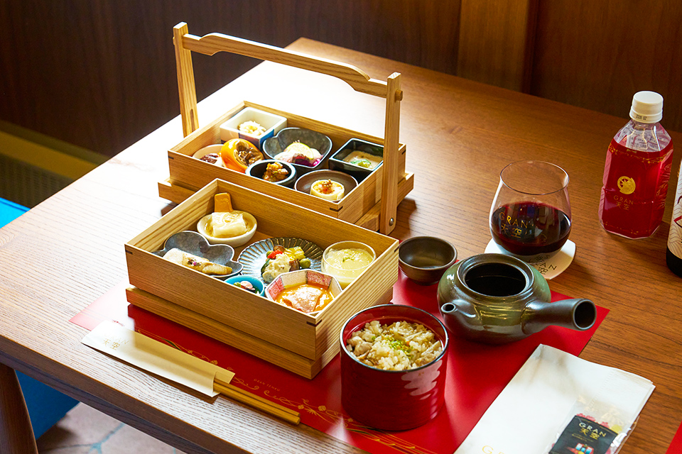 「GRAN 天空」車内食の写真