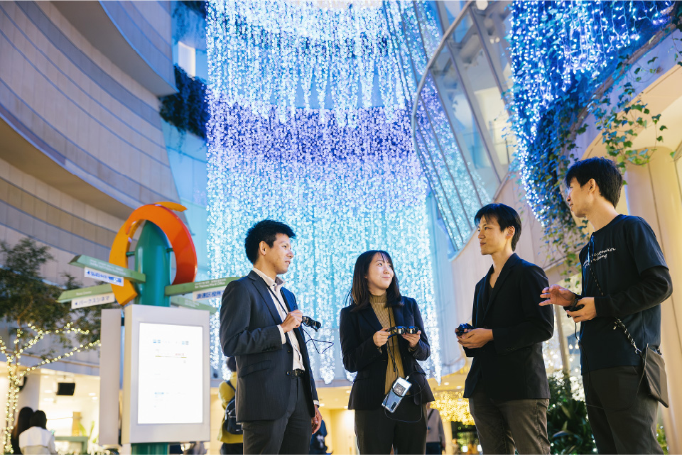 なんばを、はじめての体験ができるまちに。イルミネーションダイビングなんば光旅