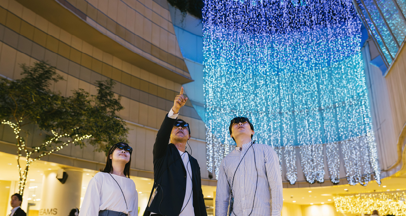 イルミネーションイベント「なんば光旅」