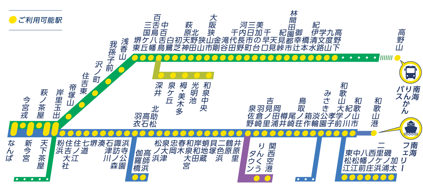実証実験対象駅map