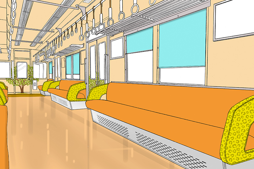 南海電鉄バス　車内プレート 南海電鉄バス 車内プレート