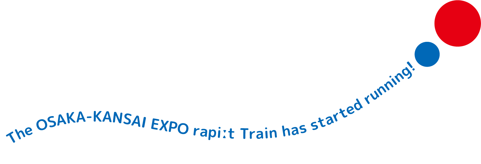 The OSAKA-KANSAI EXPO rapiːt Train has started running!
