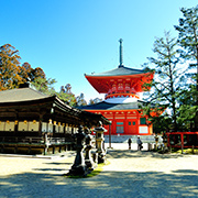 高野山「壇上伽藍」写真