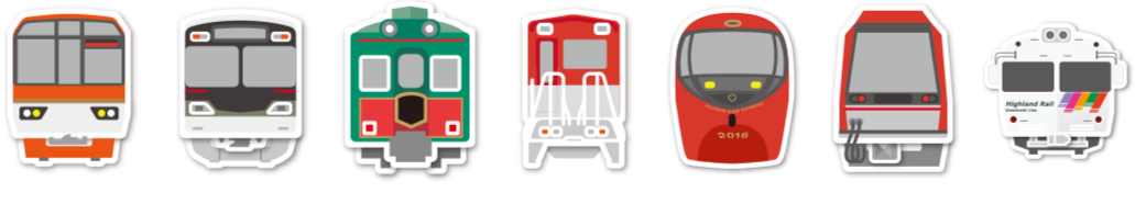 叡山電車・神戸電鉄・南海電鉄・大井川鐵道・富士急行・箱根登山電車・アルピコ交通