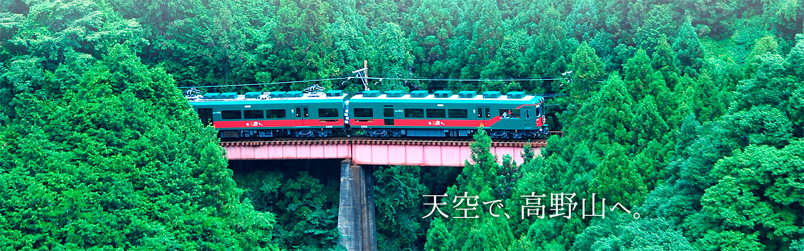 天空に乗って、高野山へ。