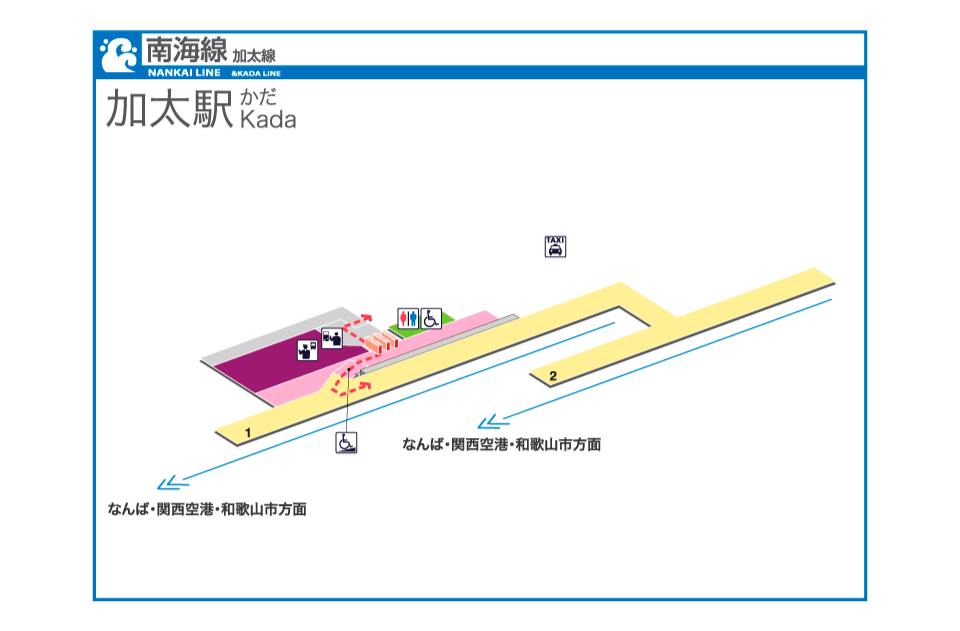 加太駅 南海電鉄