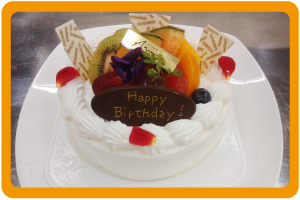ホールケーキ完成！