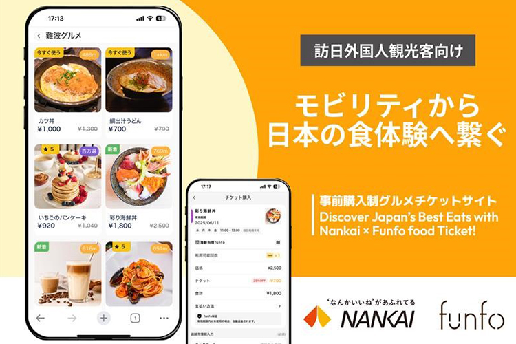 グルメチケットサイト「funfo」のバナー広告