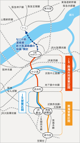 なにわ筋線事業の推進