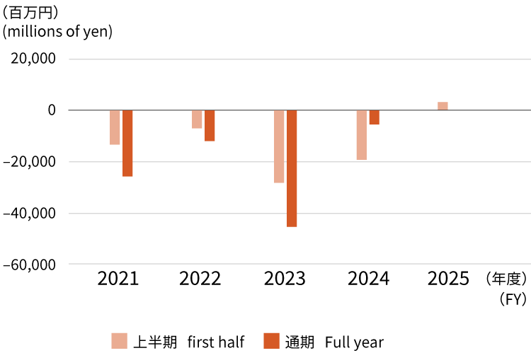 財務活動によるキャッシュ・フロー