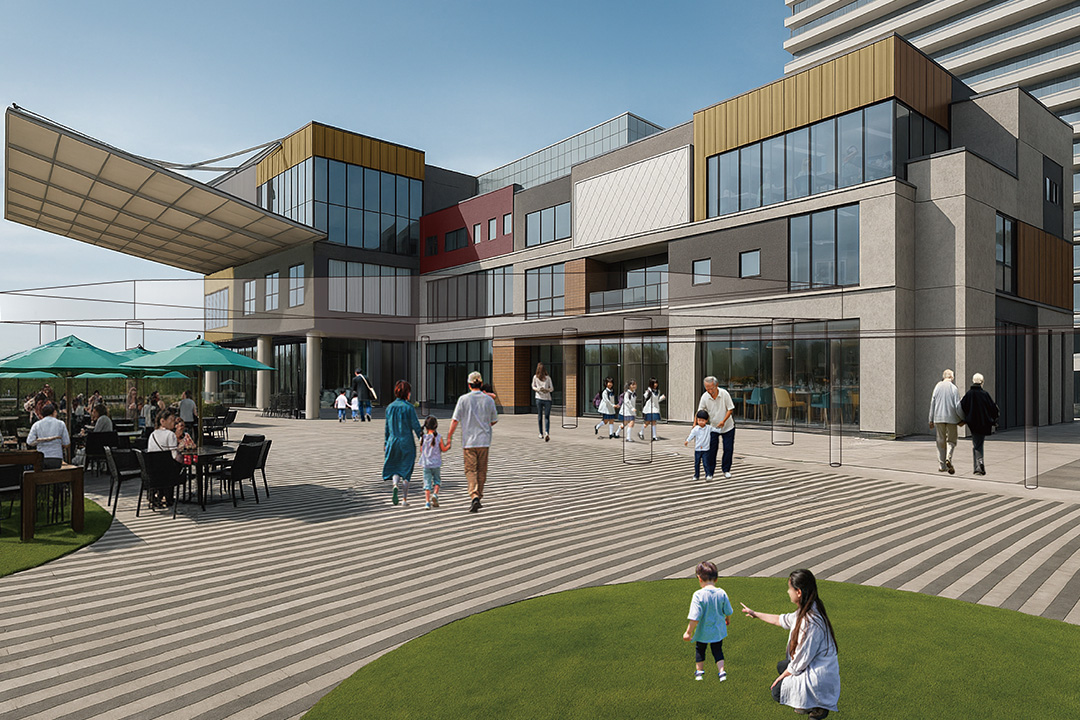 泉ケ丘駅前地域の再整備 完成イメージ（２階）