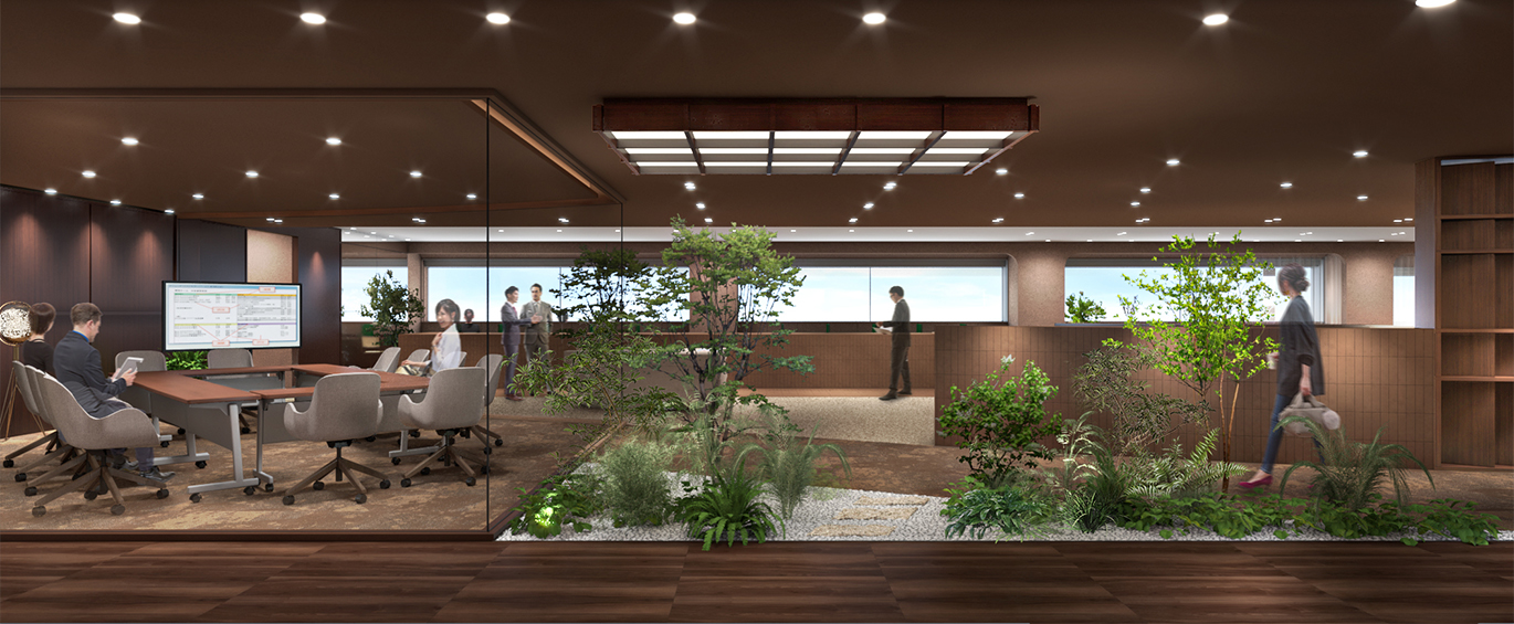 従業員専用ラウンジ・会議室「PARKS PATIO」