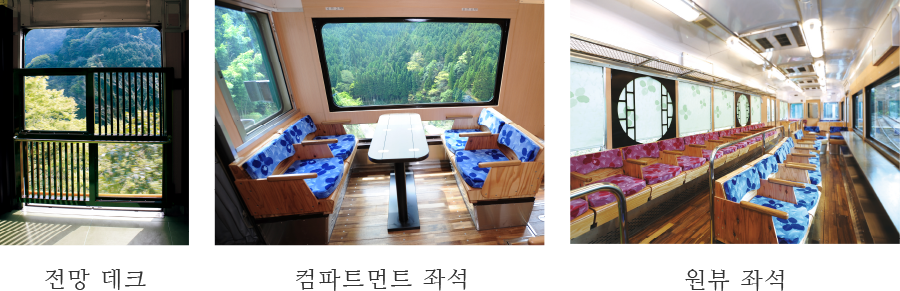 전망덱　객실 좌석　원뷰 좌석　image